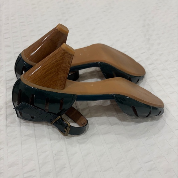 Miz Mooz Full House Leather Shoes in Emerald Green - Size 7.5 - Picture 5 of 6